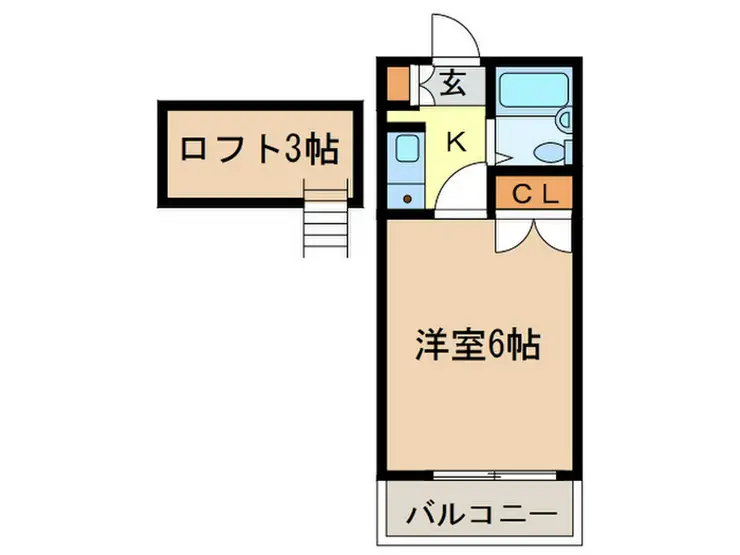 小杉ハイム 2階階 間取り