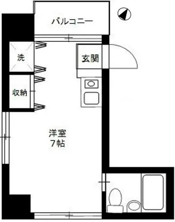 ラ・ルース国立 4階階 間取り