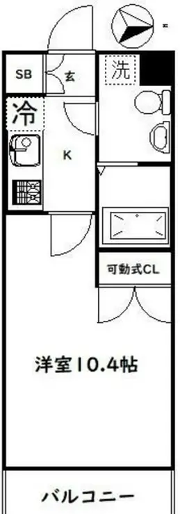 マーブルテラス 3階階 間取り