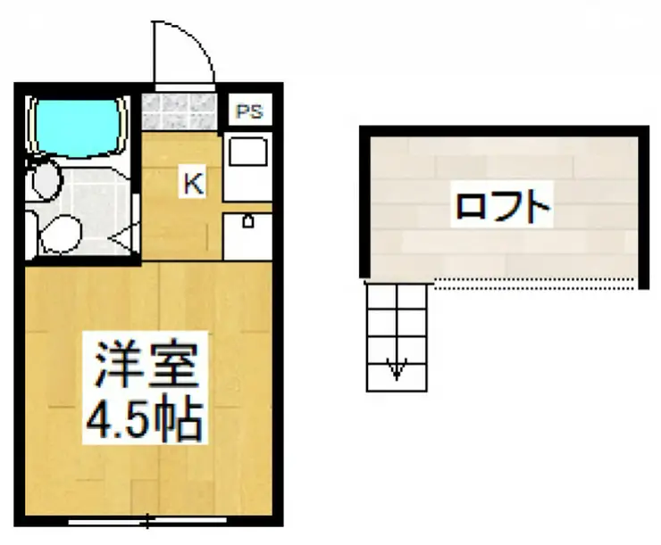 KTコーポラス 5階階 間取り