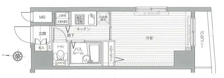 トーシンフェニックス武蔵関 10階階 間取り