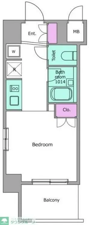 レジディア川崎 6階階 間取り