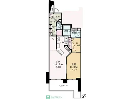 パークシティひばりが丘(3LDK/5階)の間取り写真