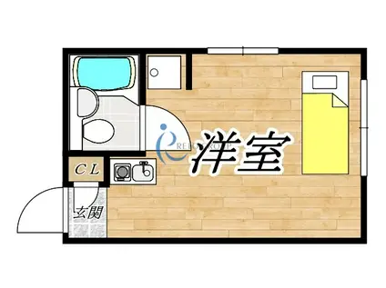 HACOSU平野本町(ワンルーム/4階)の間取り写真