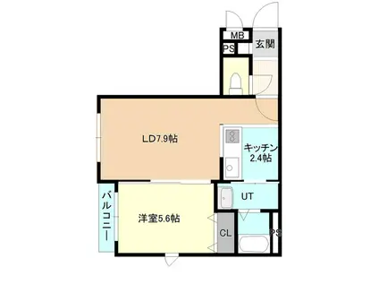 リオマーニ アルファ(1LDK/3階)の間取り写真