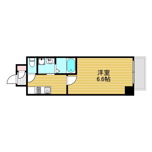 KORE・YIELD(1K/3階)の間取り写真