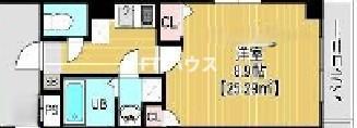 BELLEAUBE大久保(1K/3階)の間取り写真