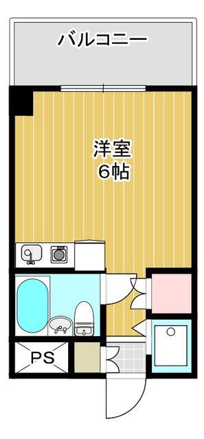 ムーブメントURD百合ヶ丘(ワンルーム/2階)の間取り写真