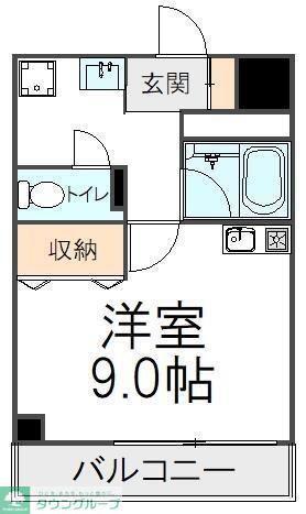 アルシェ柏(ワンルーム/6階)の間取り写真