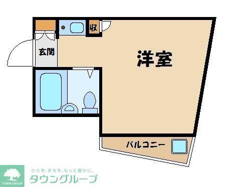プレステージ浦和(ワンルーム/3階)の間取り写真