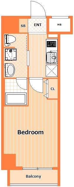 SHOKEN RESIDENCE横浜戸部(1K/7階)の間取り写真