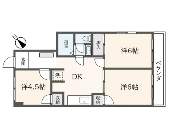 大竹ビル 4階階 間取り