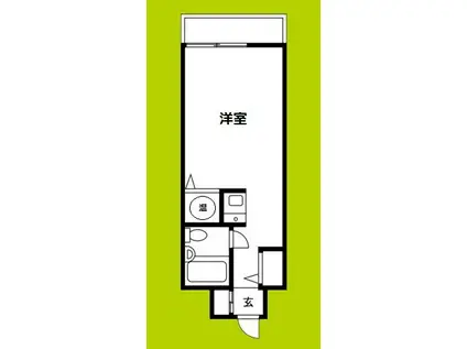 コボリマンション新大阪(ワンルーム/7階)の間取り写真
