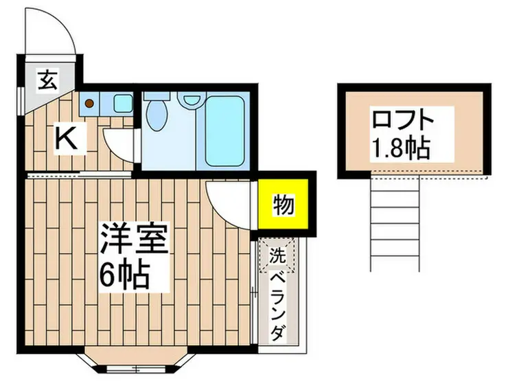 ハイムリベルタ 2階階 間取り