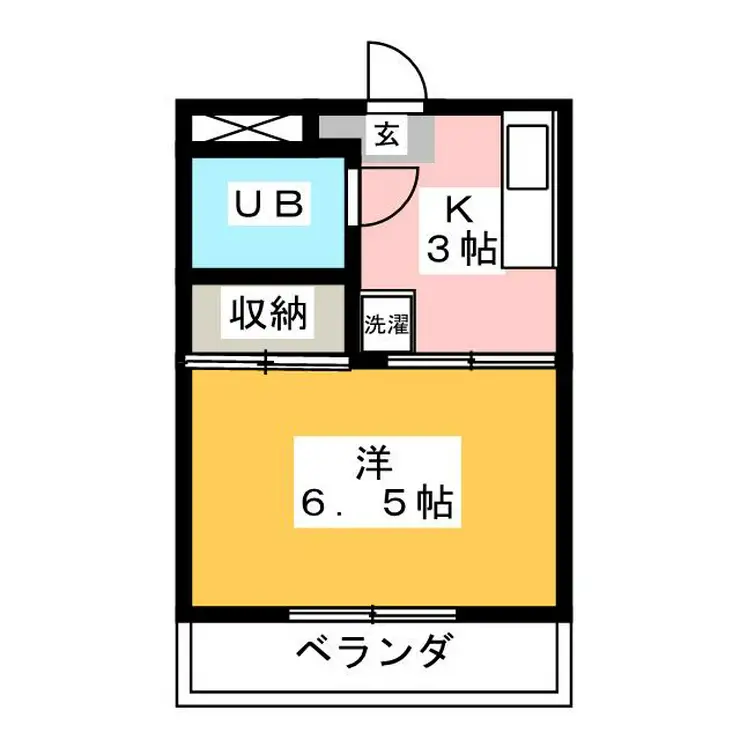 第一ふじたけマンション 2階階 間取り