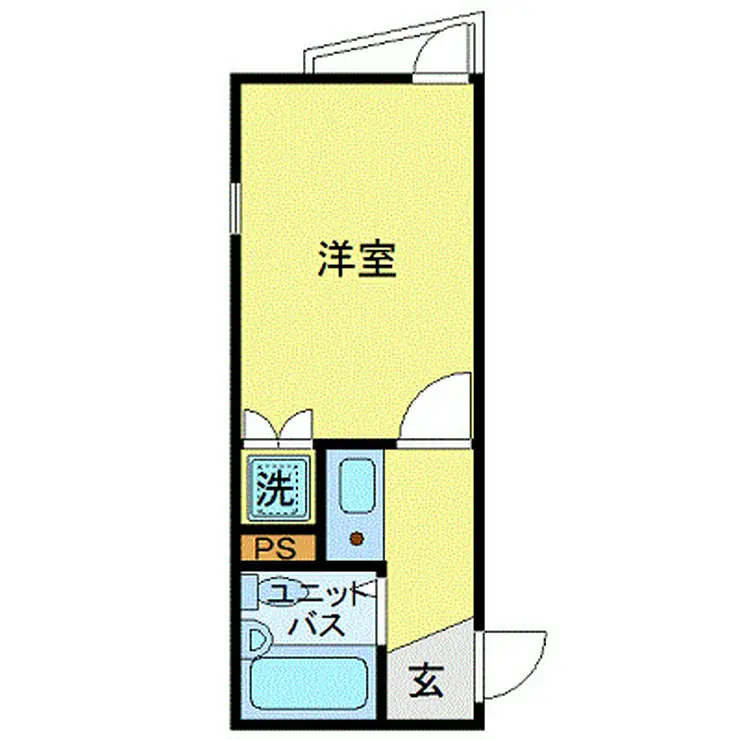 ゼネラルハイツ北千住 2階階 間取り