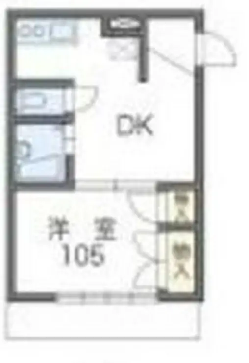 レオパレス新宿A館 3階階 間取り