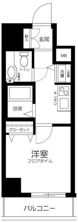 メゾン・ド・ヴィレ本駒込 2階階 間取り