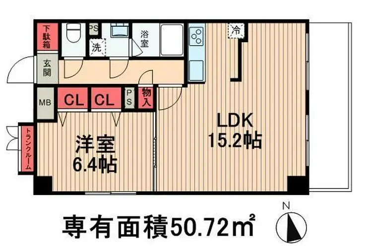 プラウドフラット隅田リバーサイド 9階階 間取り
