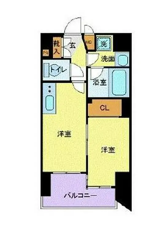 エクセルシオール渋谷 5階階 間取り