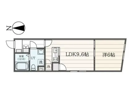 A LATO 西大井(1LDK/2階)の間取り写真