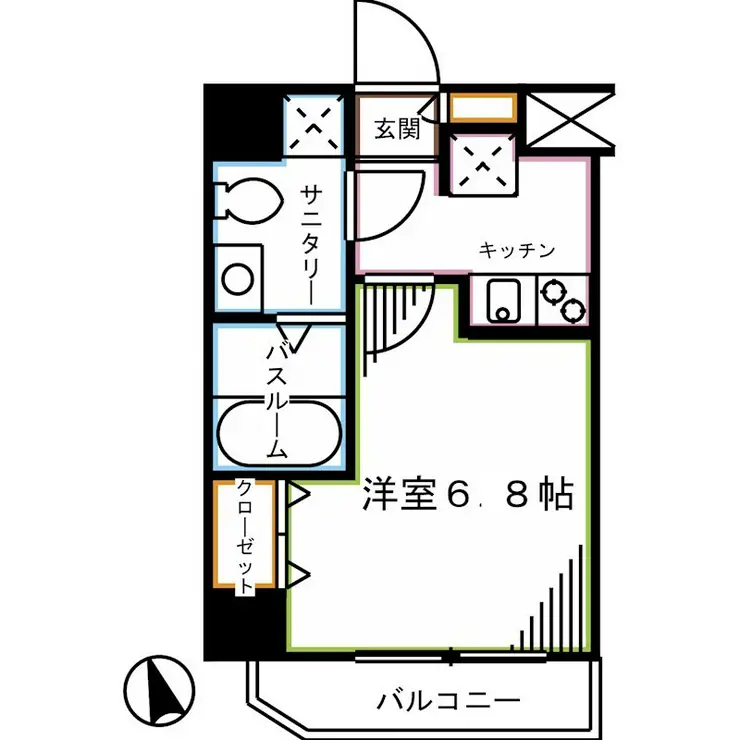 メインステージ西荻窪駅前 4階階 間取り