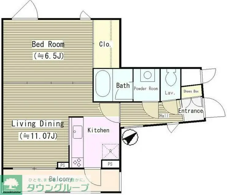 西馬込テラスコート 3階階 間取り
