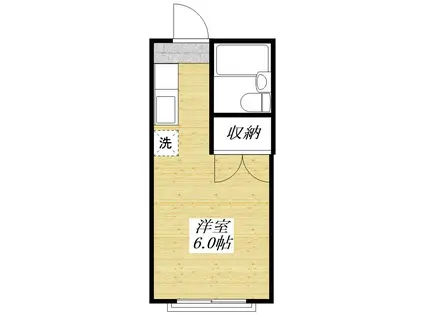 セントラルコーポS館(1K/1階)の間取り写真