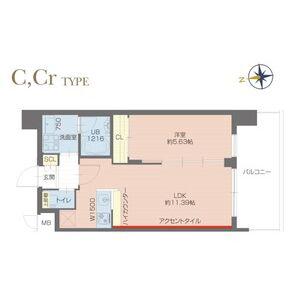 プレジオ塚本ASIAN(1LDK/4階)の間取り写真