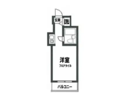 TOP・恵比寿(ワンルーム/5階)の間取り写真
