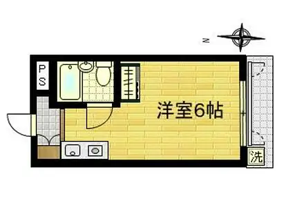 ステージ久が原(ワンルーム/1階)の間取り写真