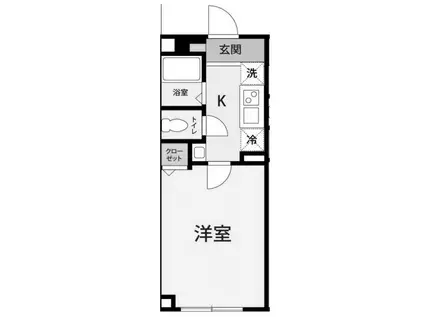 モンレーヴ南千住(1K/4階)の間取り写真