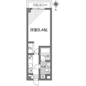 ジョイリーフ仙川(1K/1階)の間取り写真