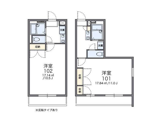 レオパレスピア(1K/3階)の間取り写真