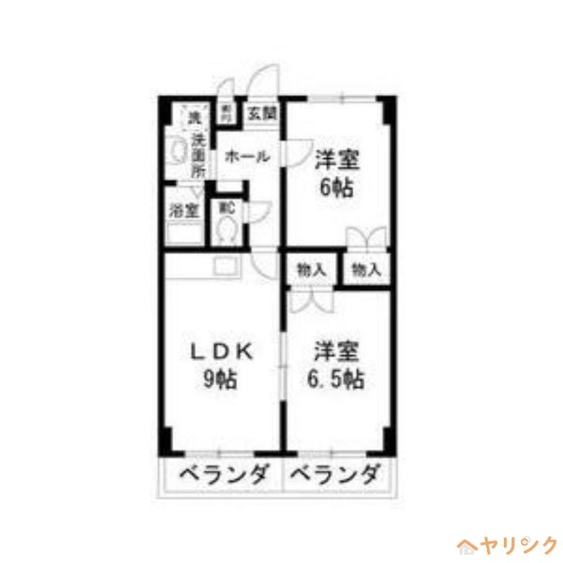 サンアペックス新守山(2LDK/5階)の間取り写真