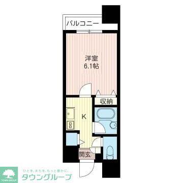 LASANTE板橋本町(1K/7階)の間取り写真