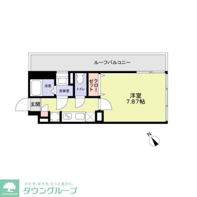 THE RESIDENCE ICHIGAYADAIMACHI(1K/4階)の間取り写真