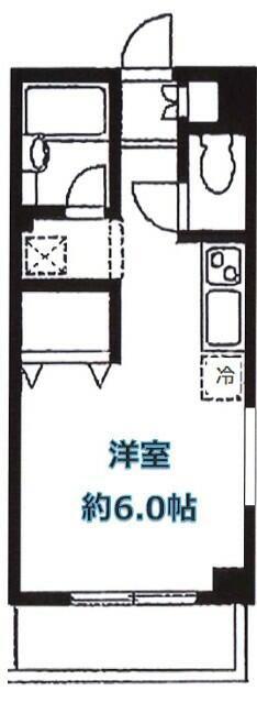 サンフォート(ワンルーム/1階)の間取り写真