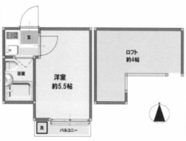 フェリーチェ一番館(1K/1階)の間取り写真