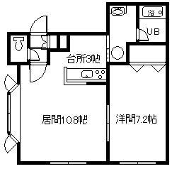 CELES(1LDK/1階)の間取り写真