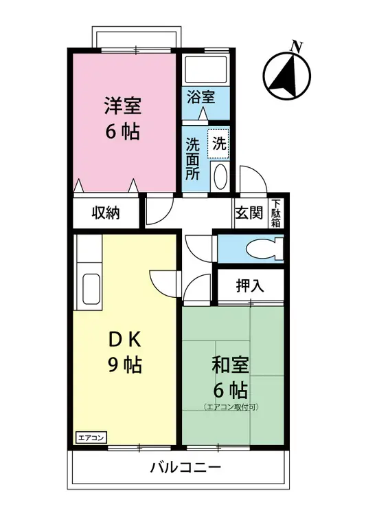 カサグランデA 1階階 間取り