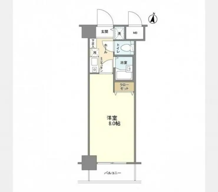 エクセリア高円寺 2階階 間取り