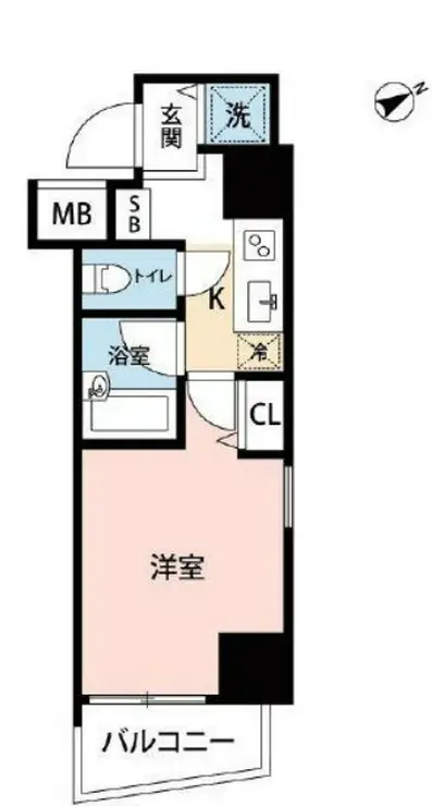 クレアシオン六本木 6階階 間取り