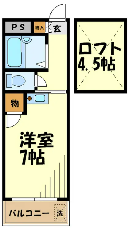 リバーグリーン 2階階 間取り