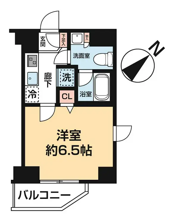ヴェルト墨田ノース 6階階 間取り