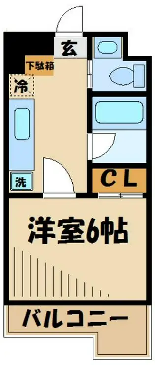 アルペジオ生田 5階階 間取り