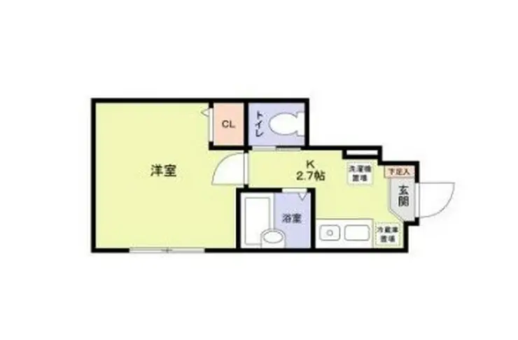 クレフラスト木場 1階階 間取り