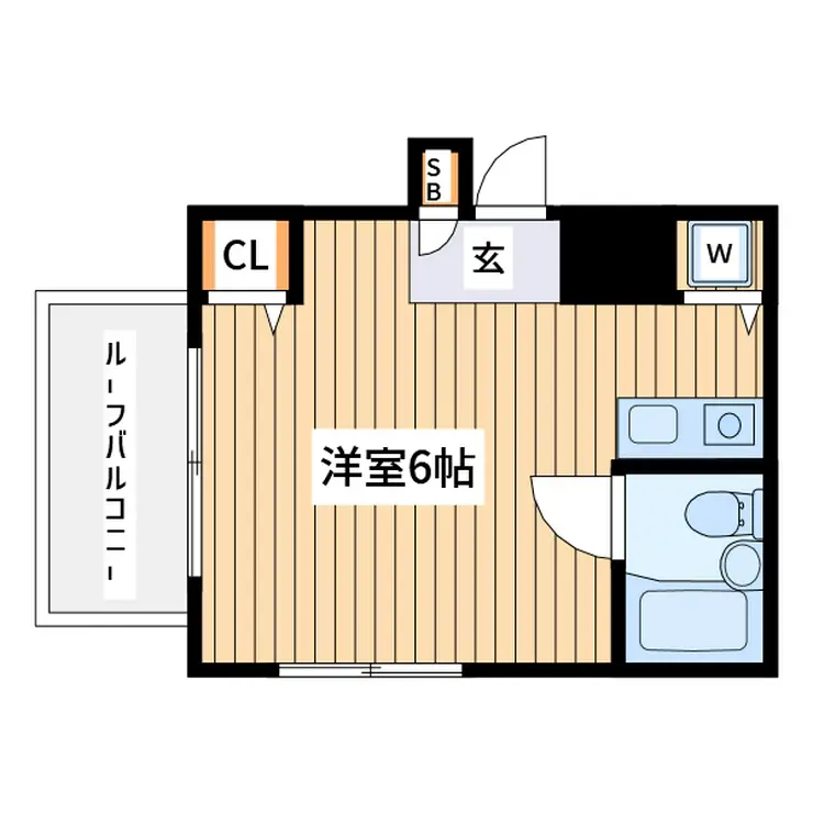 クリオ武蔵新城壱番館 6階階 間取り