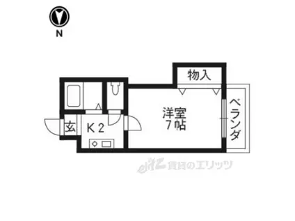 MS SQUARE(1K/3階)の間取り写真