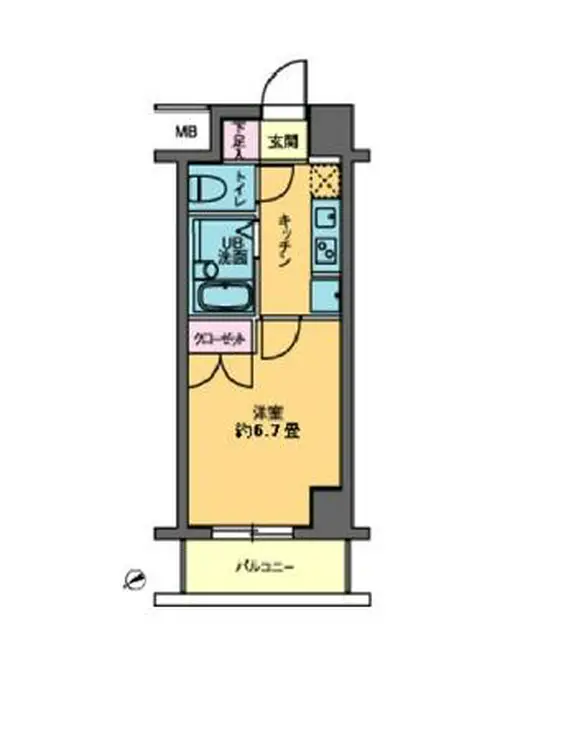カスタリア要町 12階階 間取り
